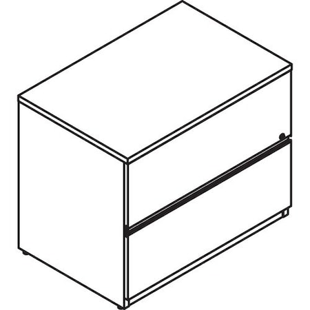Groupe Lacasse Lateral File Unit, Linear Handle, 36inWx24inDx29inH, Sahara LAS4L2436LFR